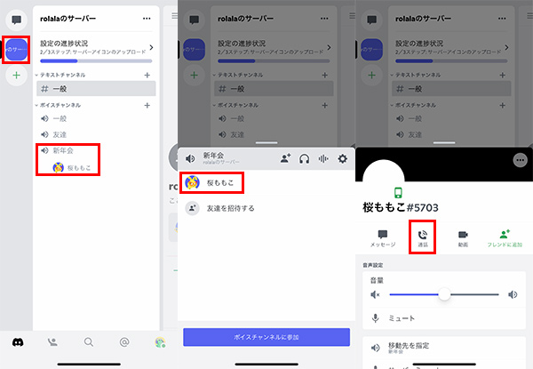 iphone discord server voice chat